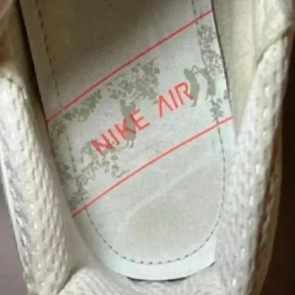 Nike Air Ladies Summer Light Cream And white Mesh Rubber Spike Golf Shoes Size 8 - Picture 7 of 9